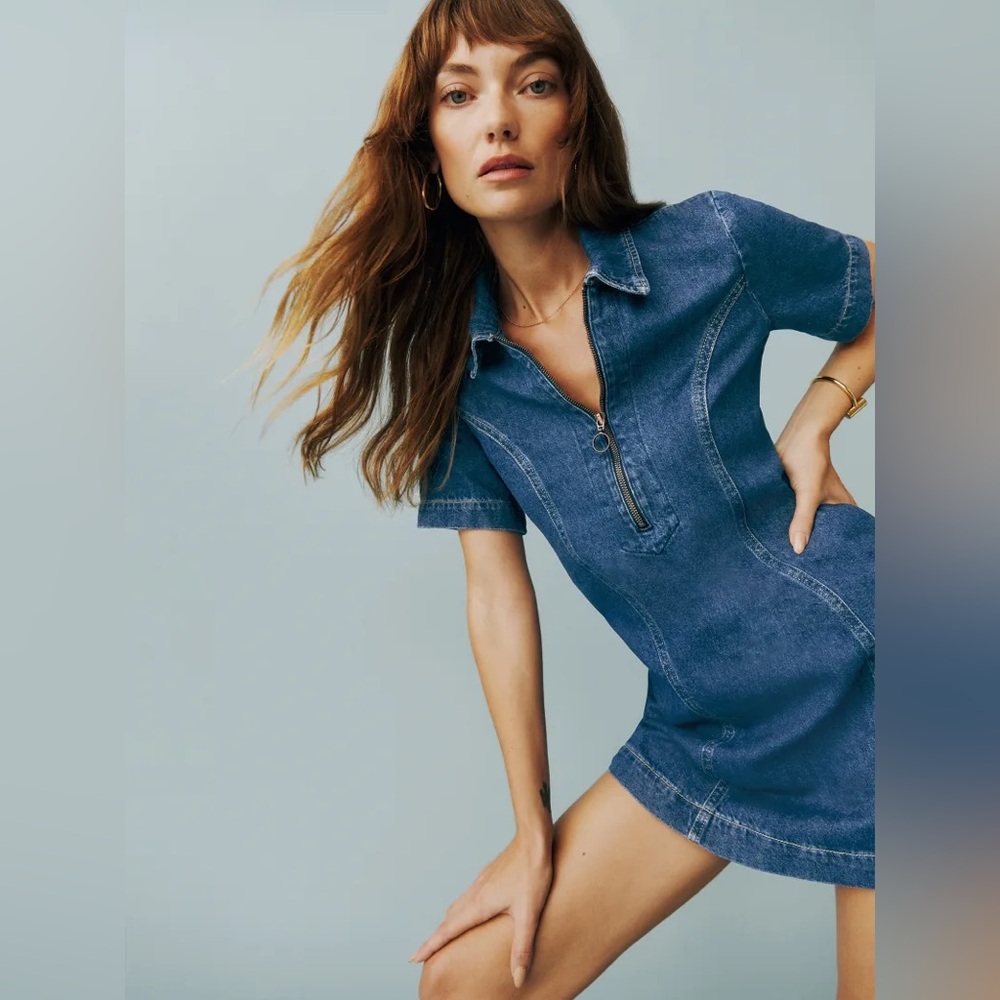 Reformation denim dress